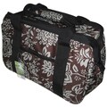JanetBasket Contemporary Flower-pattern Canvas/Aluminum Eco Bag