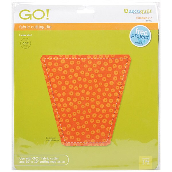 Accuquilt GO! Fabric Tumbler 6.5-inch Cutting Die