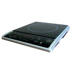 Silver 1300-watt Induction Cooktop