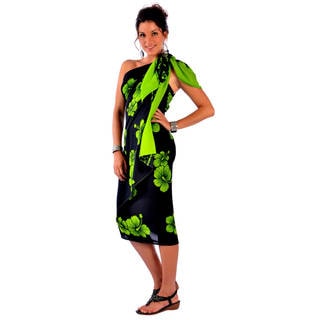 Plus-size Hibiscus Flower Sarong (Indonesia)-Image