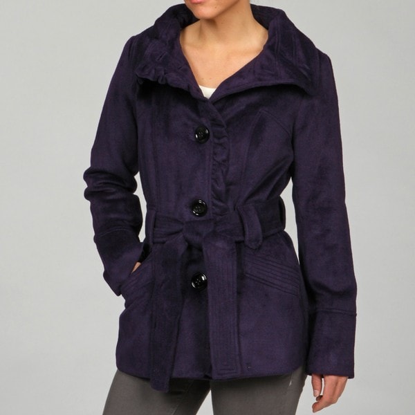 ... Belted Coat - Overstockâ„¢ Shopping - Top Rated Steve Madden Coats