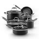 Anolon Advanced Hard-anodized Nonstick 11-piece Grey Cookware Set