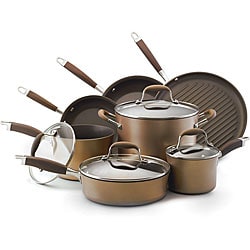 @@@ >  Anolon Advanced Bronze Collection Nonstick 11-piece Cookware Set plus $45 Overstock Gift Card