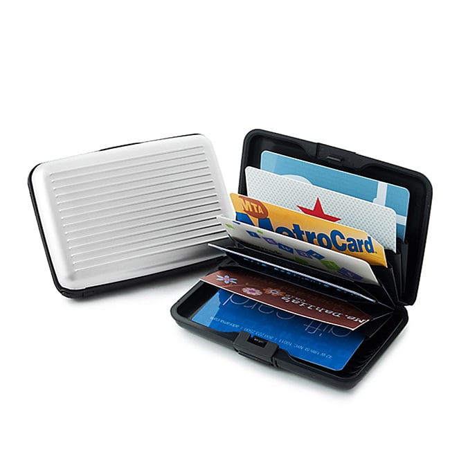 Card Guard Aluminum RFID Blocking Credit Card Wallet Case - Overstock Shopping - Great Deals on ...
