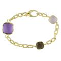18k Yellow Gold Multi-gemstone Bracelet
