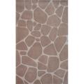 Handmade Alexa Pino Masonry Rock Abstract Rug (7'6 x 9'6)