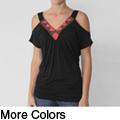 B Sharp Junior's Beaded Off-shoulder Top