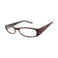 Urban Eyes Women's Crystal Burgundy Reading Glasse