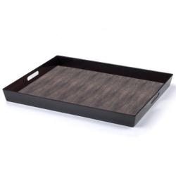 Impulse! Kamra Large 25-inch Ebony Trays (Pack of 4)