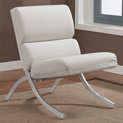 Huge Selection Rialto Bonded Leather White Chair