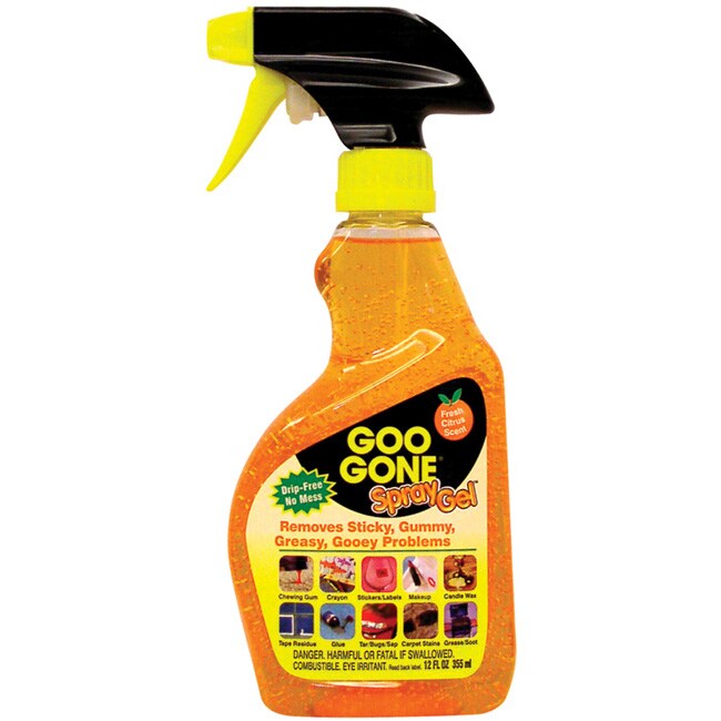 Goo Gone Adhesive Remover 12-oz Spray Gel 