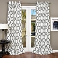 Casa Flocked Faux Silk Window Panel