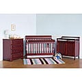 DaVinci Kalani 4-in-1 Crib with Toddler Rail in Cherry