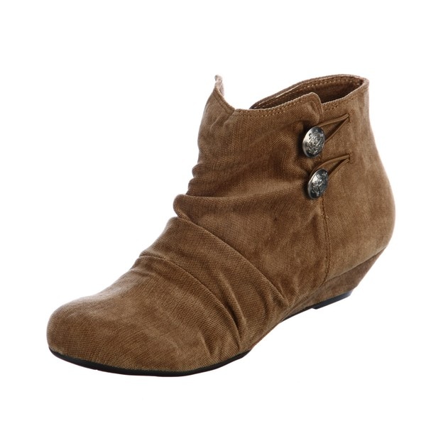 Rocket Dog Women's 'Terris' Almond Corduroy Booties 13855690