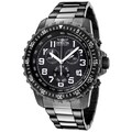 Invicta Men's 'Invicta II' Chronograph Gunmetal Ion Plated SS Watch
