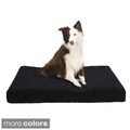 Soft Touch MicroBerber Black and Blue Orthopedic Napper Pet Bed