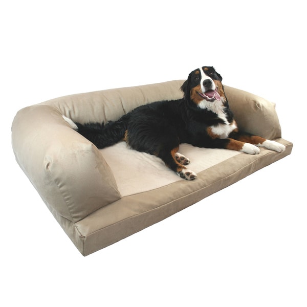 Hidden Valley Extra-large Tan Baxter Orthopedic-foam Dog Couch ...