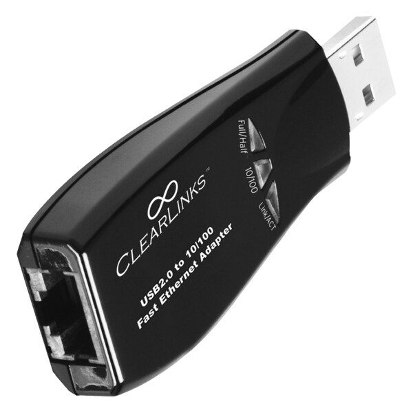 ClearLinks CL-USB2-RJ45M USB 2.0 to 10/100 Mbps Ethernet Adapter