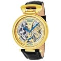 Stuhrling Original Men's Emperor's Grandeur Automatic Leather Strap Watch