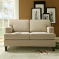 ETHAN HOME Stewart Cream Loveseat