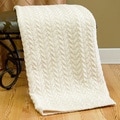 Quilted Cable Micro Mink Throw