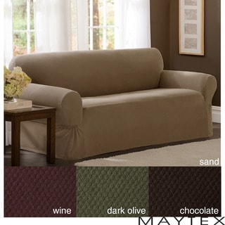 Maytex Stretch Pixel 1-piece Sofa Slipcover