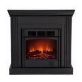 Martel Black Convertible Petite Electric Fireplace
