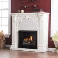 Kidwell Antique White Gel Fuel Fireplace