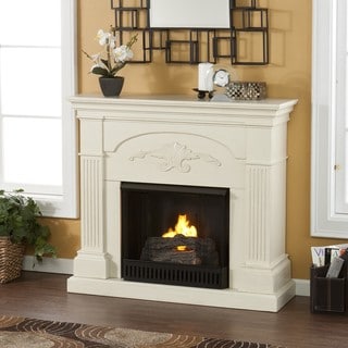 [1] Upton Home Gilbert Ivory Gel Fuel Fireplace