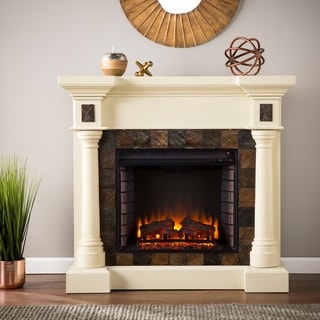 Blanchard Ivory Electric Fireplace
