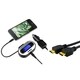 INSTEN Universal Black All-channel FM transmitter with USB Port