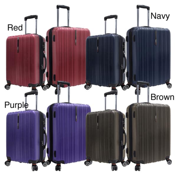 Traveler's Choice Tasmania Polycarbonate 2piece Expandable 8wheel