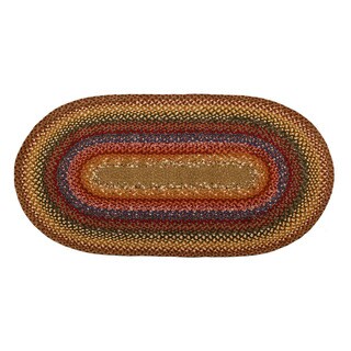 Starry Night Braided Cotton Runner Rug (2'6 x 6')