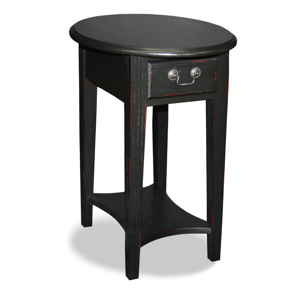 Black Oval Side Table - Overstock Shopping - Great Deals on KD