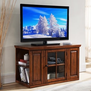 Oak 42-inch Bookcase TV Stand & Media Console