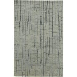 (_ _ ) Julie Cohn Hand-knotted Warren Abstract Design Wool Rug (9' x 13')