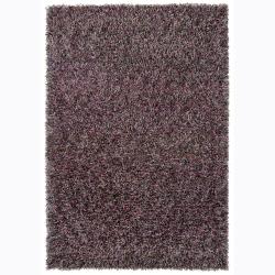 (>_<)  Handwoven Plush Multicolor Mandara Shag Rug (9' x 13')