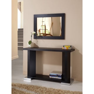Century Black Framed Wall Mirror