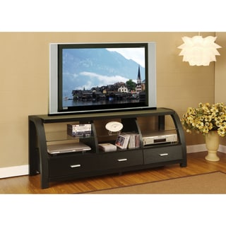 Grove Black 60-inch 3-drawer TV Entertainment Cabinet