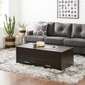 Furniture of America Knox Dark Espresso Storage Box Coffee Table