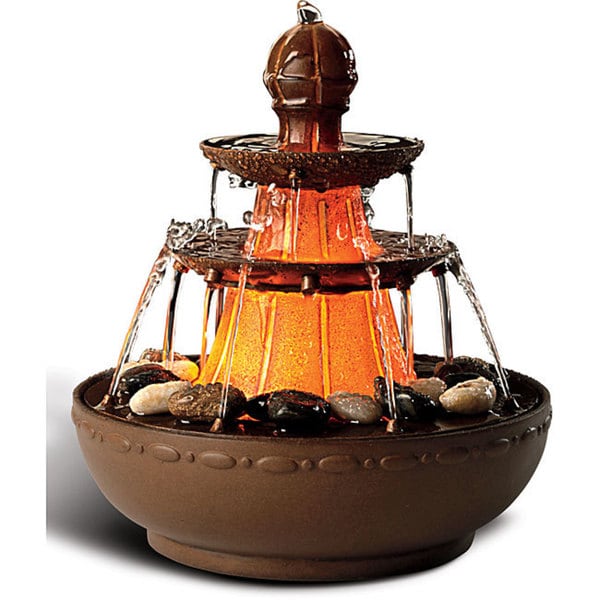 Homedics EnviraScape Old Napoli Illuminated Relaxation Fountain - 13883555 - Overstock.com ...