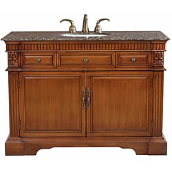 Empire Light Walnut Bathroom Vanity