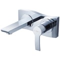 Kraus Sonus Wall-mounted Single Lever Basin Chrome Faucet