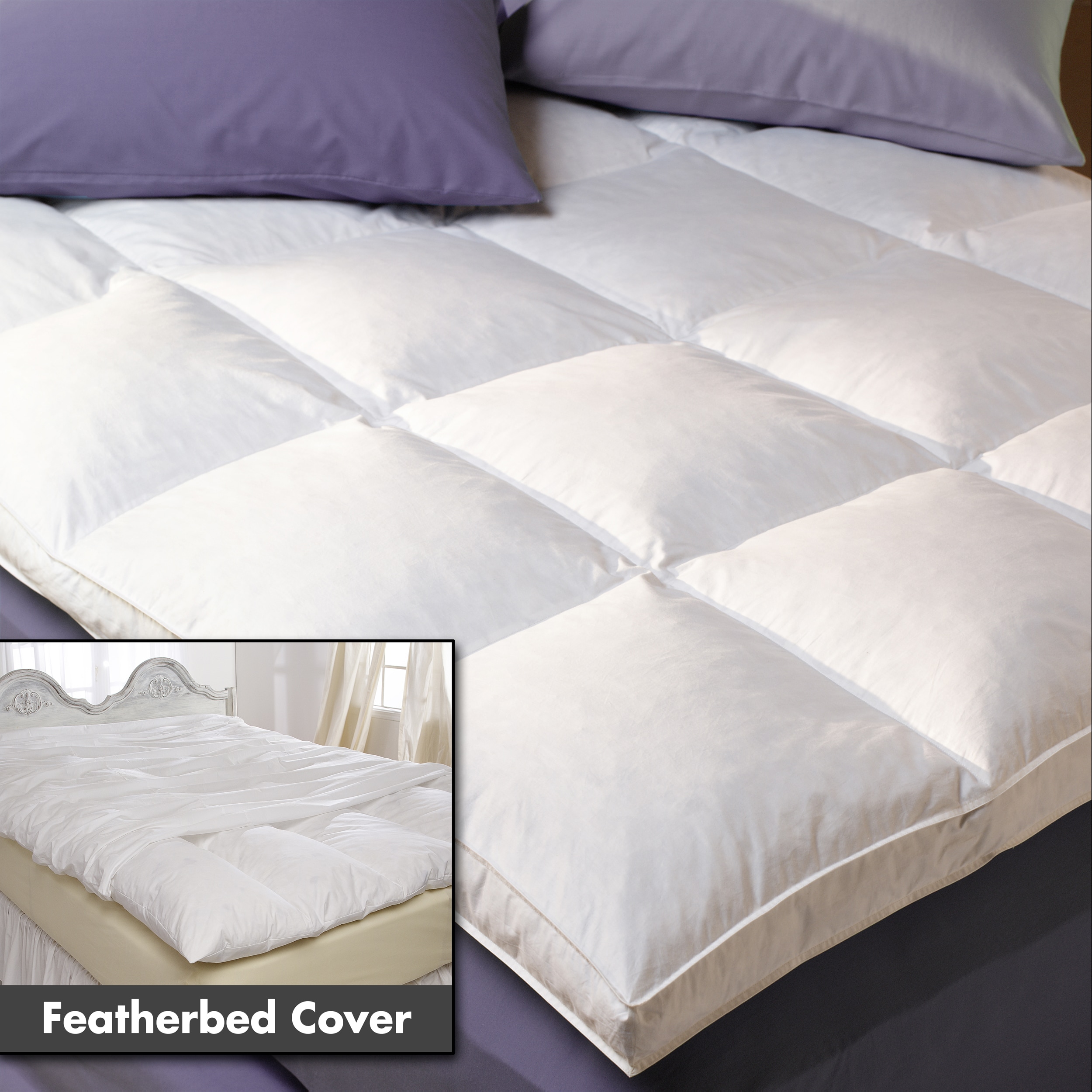 Hotel Grand Lujoso Downtop deflector Box 5 pulgadas Fuelle Featherbed Hotel Grand Lujoso Downtop deflector Box 5 pulgadas Fuelle Featherbed