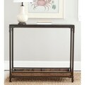 Safavieh Bedford Wicker Accent Wood Top Console Table