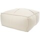 Safavieh Beige Large Poof Ottoman/Chair