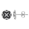 14k White Gold 1/3ct TDW Black and White Diamond Earrings (G-H, I1-I2)