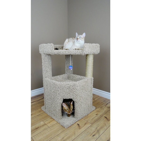 New Cat Condos 33inch Corner Roost Sturdy Cat Tree 13902098