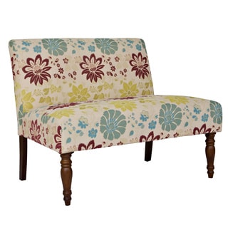Buy  angelo:HOME Bradstreet Spring Sandstone Beige and Blue Floral Armless Loveseat