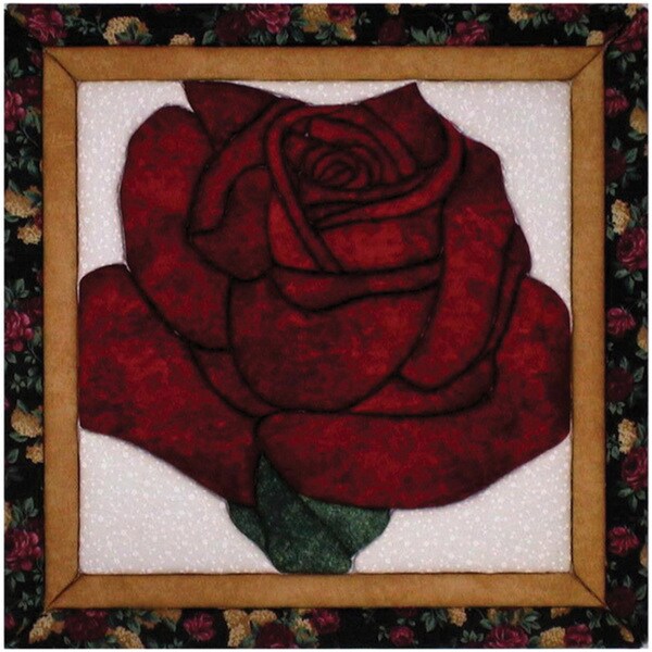Quilt Magic Lone Rose Quilt Kit (12x12)